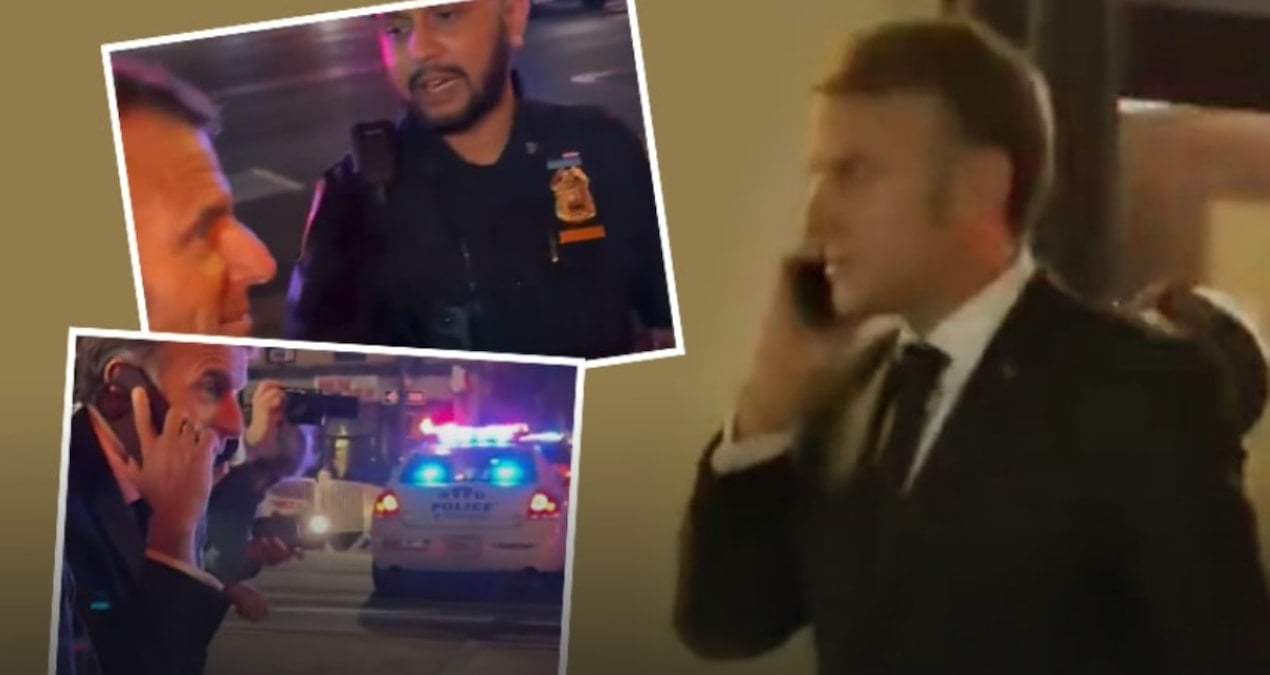 polisler macronun yolunu kapatti actirmak icin trumpi aradi 2XeHxZSU