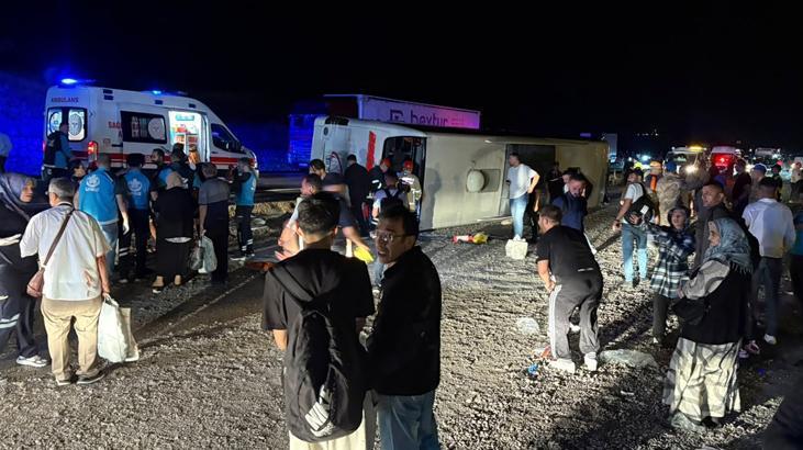 Kirikkalede yolcu otobusu sarampole devrildi 40 yarali OM76wXkY